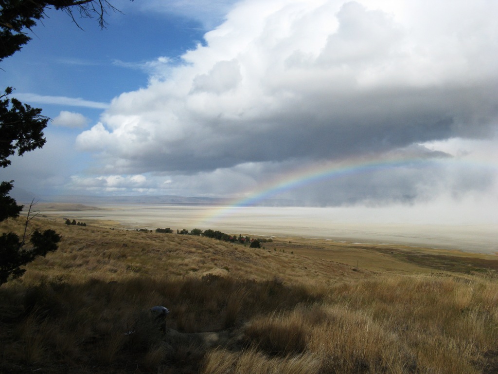 RainbowOverSummerLakeTowardDiabloMtsWL